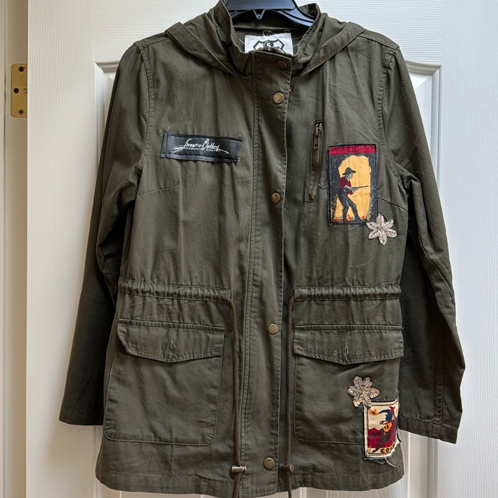 Livewire khaki jacket. Purchased a few years ago at cowboy Christmas size small